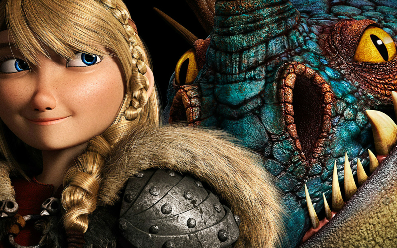 How to train your dragon 2 - Astrid and Stormfly